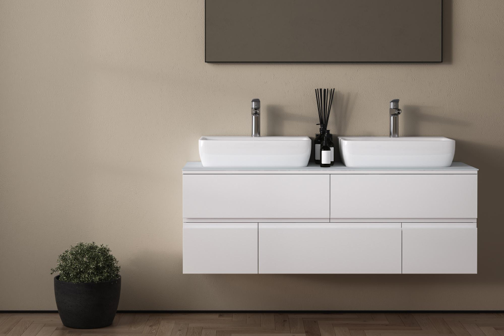 comfortable-double-white-sink-with-oval-mirrors-standing-wooden-countertop-modern-bathroom