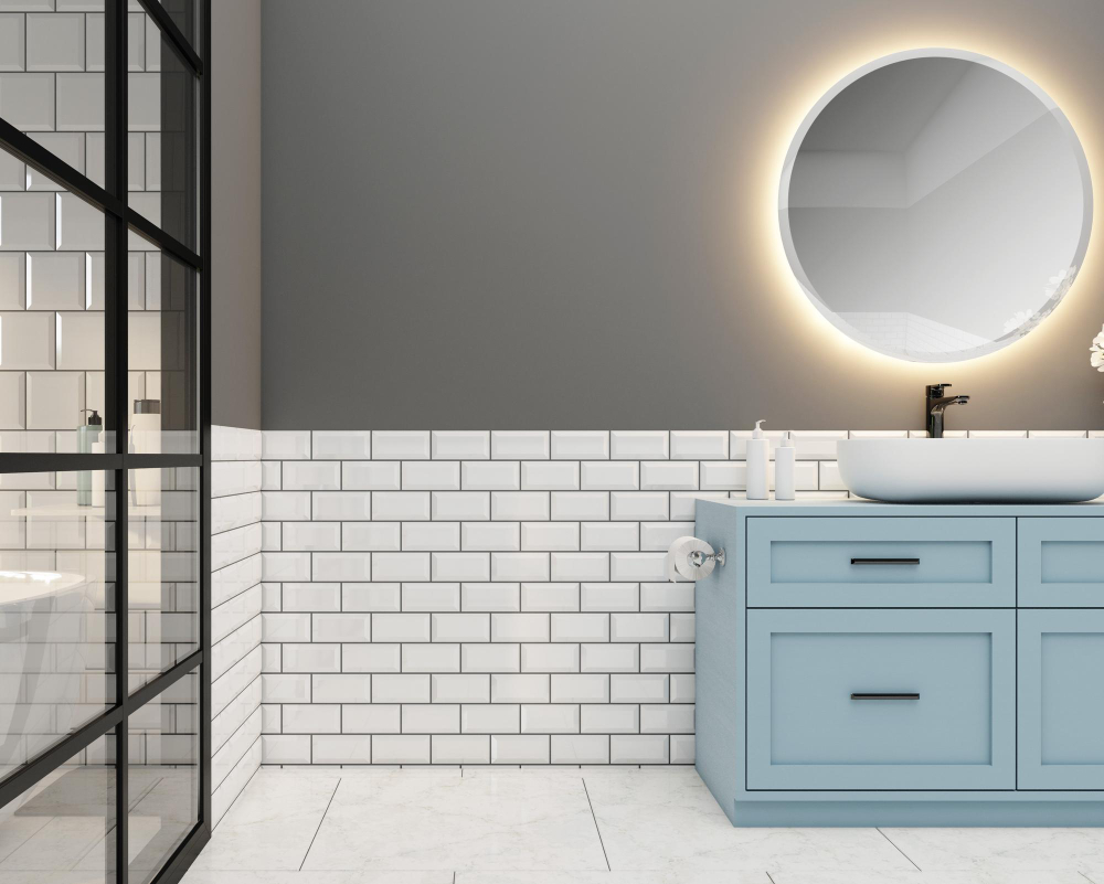 bathroom-with-empty-spaces-products-wash-basin-light-blue-cabinet-3d-rendering